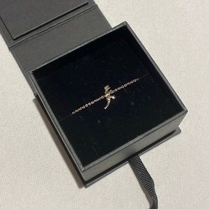 Coach gold mini demi fine Rexy Bracelet (like new with box)